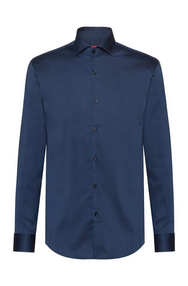 Hugo Boss Slim-fit shirt Mørke Blå | toQYixT6