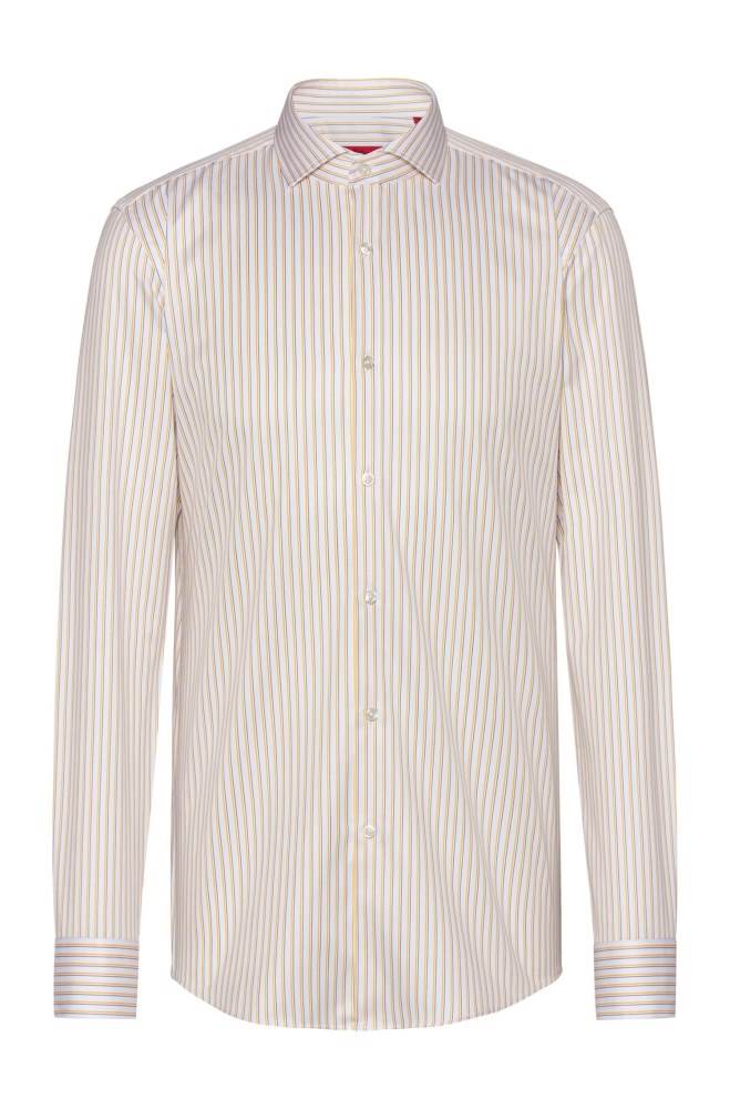 Hugo Boss Slim-fit shirt Patterned | EBKvQrnc