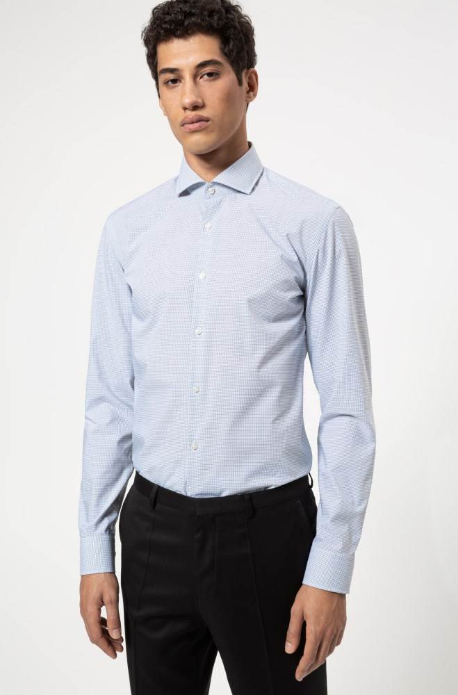 Hugo Boss Slim-fit shirt Patterned | MBf6MgZX