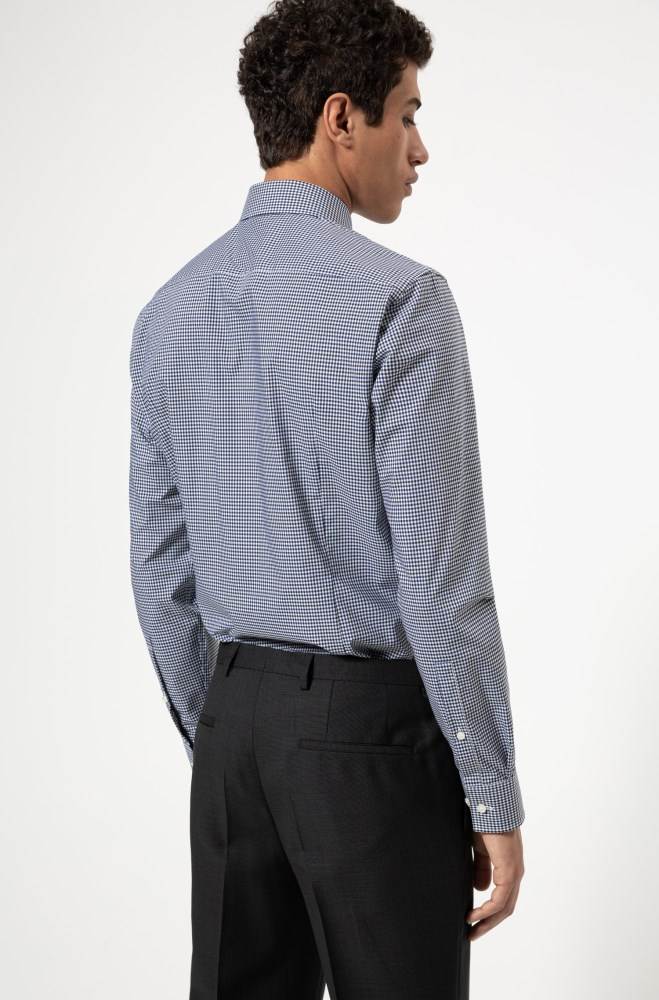 Hugo Boss Slim-fit shirt Patterned | TSgIBQ6L