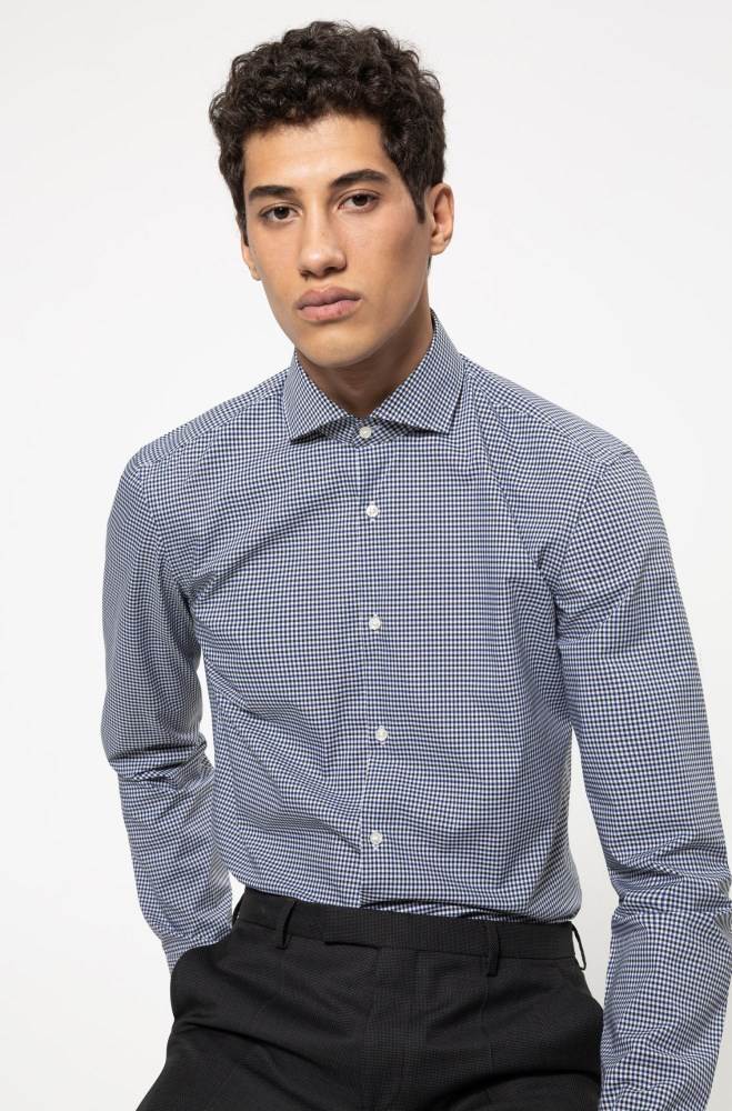 Hugo Boss Slim-fit shirt Patterned | TSgIBQ6L