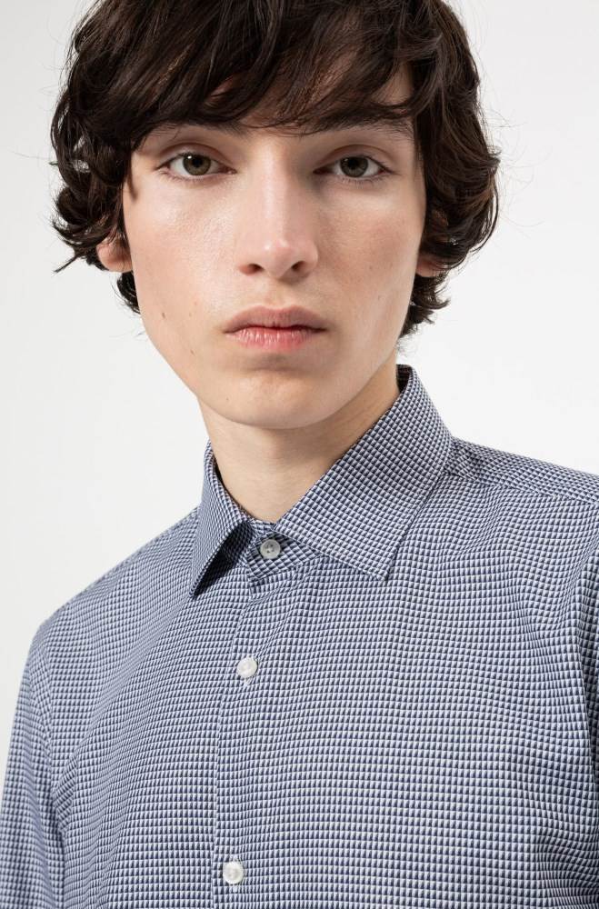 Hugo Boss Slim-fit shirt Patterned | ZZ4aMgXo