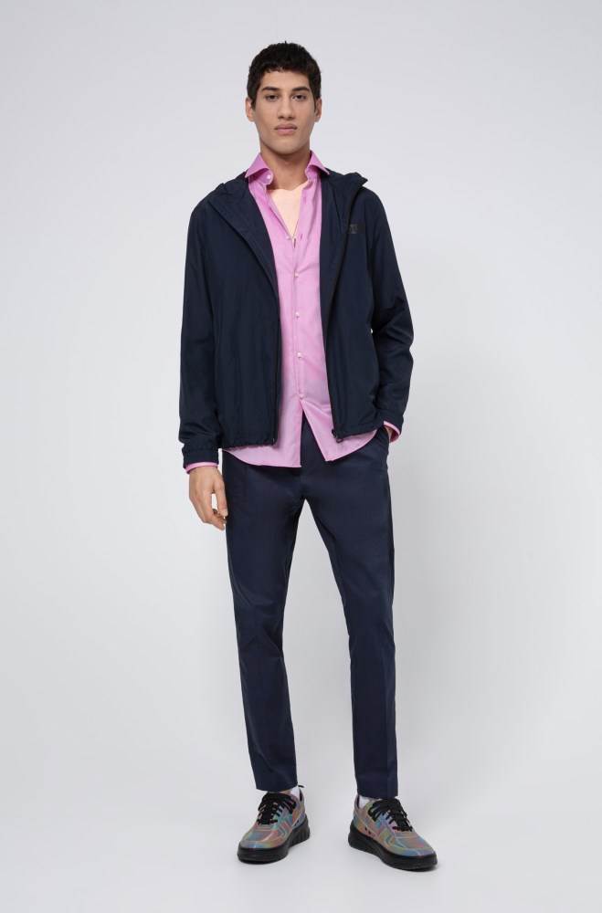 Hugo Boss Slim-fit shirt Rosa | tOvv4jFy