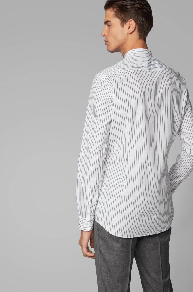 Hugo Boss Slim-fit shirt Svarte | 0LV3cWWY