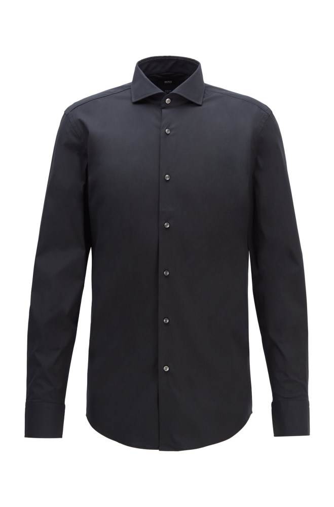 Hugo Boss Slim-fit shirt Svarte | WMfmhwQR