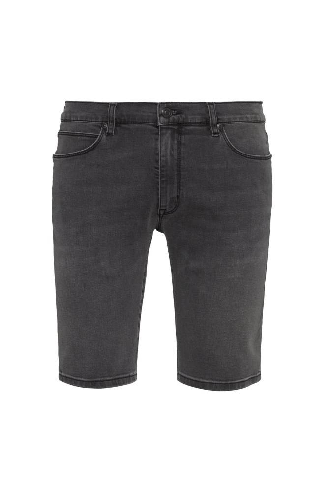 Hugo Boss Slim-fit shorts Anthracite | WxZM8n7h