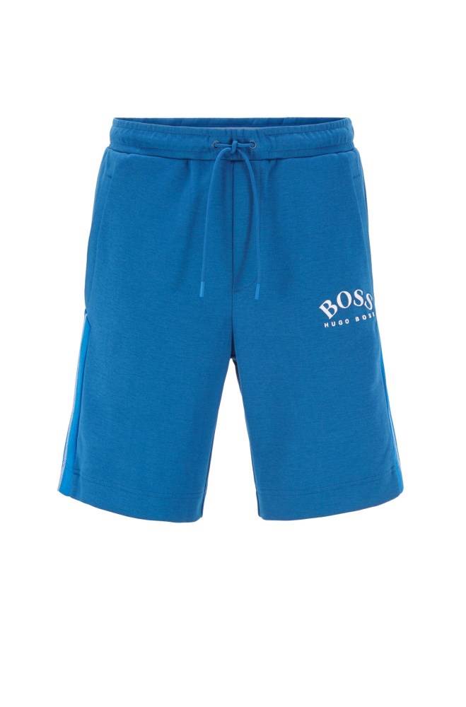 Hugo Boss Slim-fit shorts Blå | CU0p7rLQ