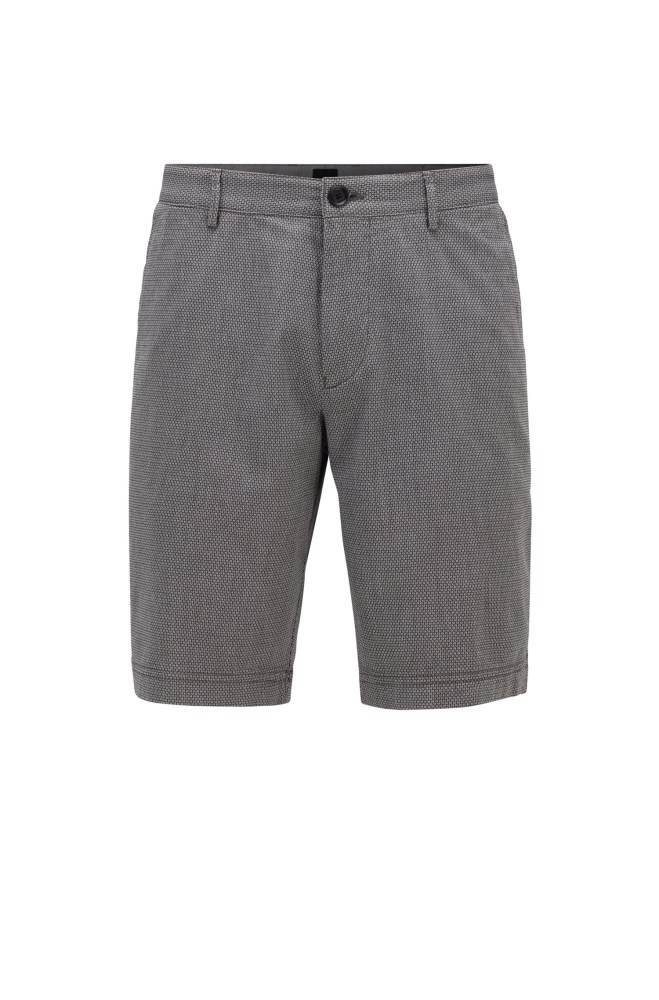 Hugo Boss Slim-fit shorts Grå | EtM94ksB