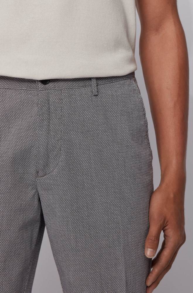 Hugo Boss Slim-fit shorts Grå | cyrotfNY