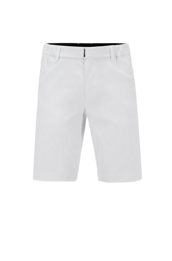 Hugo Boss Slim-fit shorts Hvite | 0osKcd8d