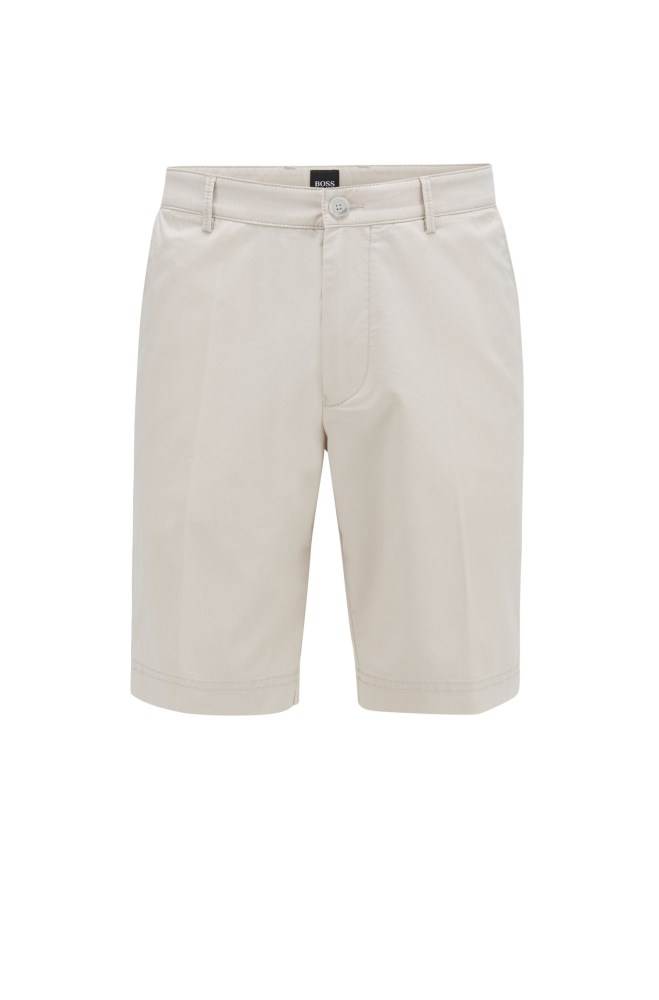 Hugo Boss Slim-fit shorts Hvite | A3b5rXjM