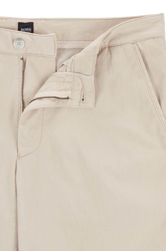 Hugo Boss Slim-fit shorts Hvite | M79Iixl0