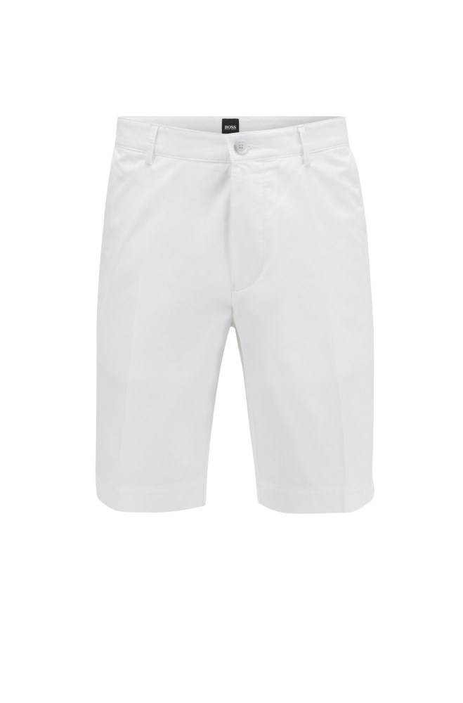 Hugo Boss Slim-fit shorts Hvite | Vmi7c7iM