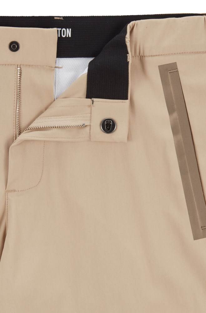 Hugo Boss Slim-fit shorts Lyse Beige | 1DWRaG4S