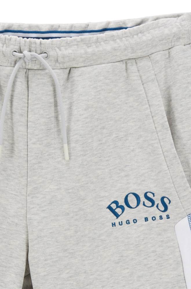 Hugo Boss Slim-fit shorts Lyse Grå | XWq4rCkg