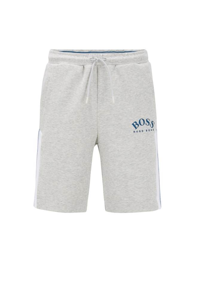 Hugo Boss Slim-fit shorts Lyse Grå | XWq4rCkg