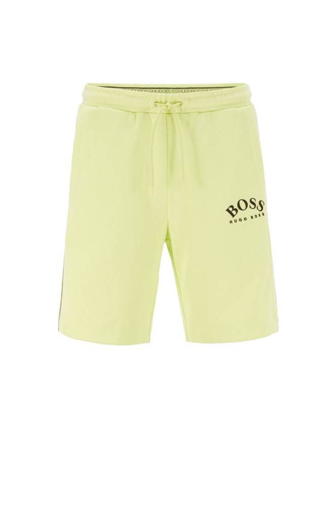 Hugo Boss Slim-fit shorts Lyse Grønn | I80qrKU0