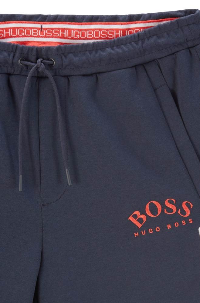 Hugo Boss Slim-fit shorts Mørke Blå | 8Rrw83vG