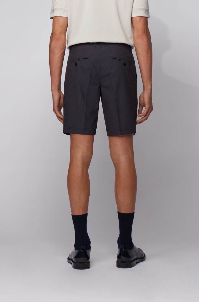 Hugo Boss Slim-fit shorts Mørke Blå | LAwPeASd