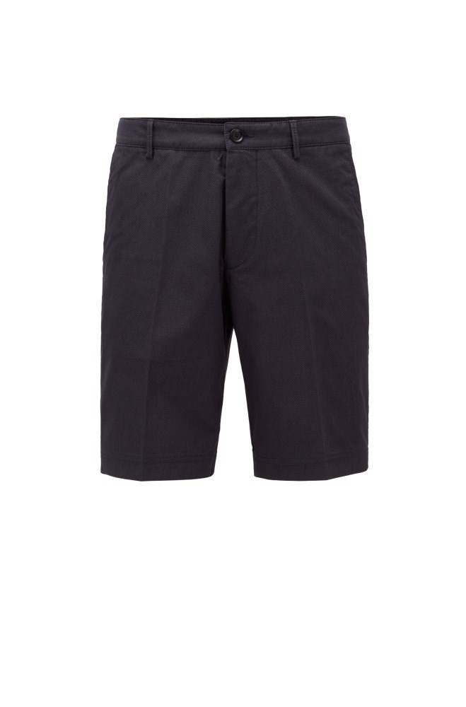 Hugo Boss Slim-fit shorts Mørke Blå | LAwPeASd