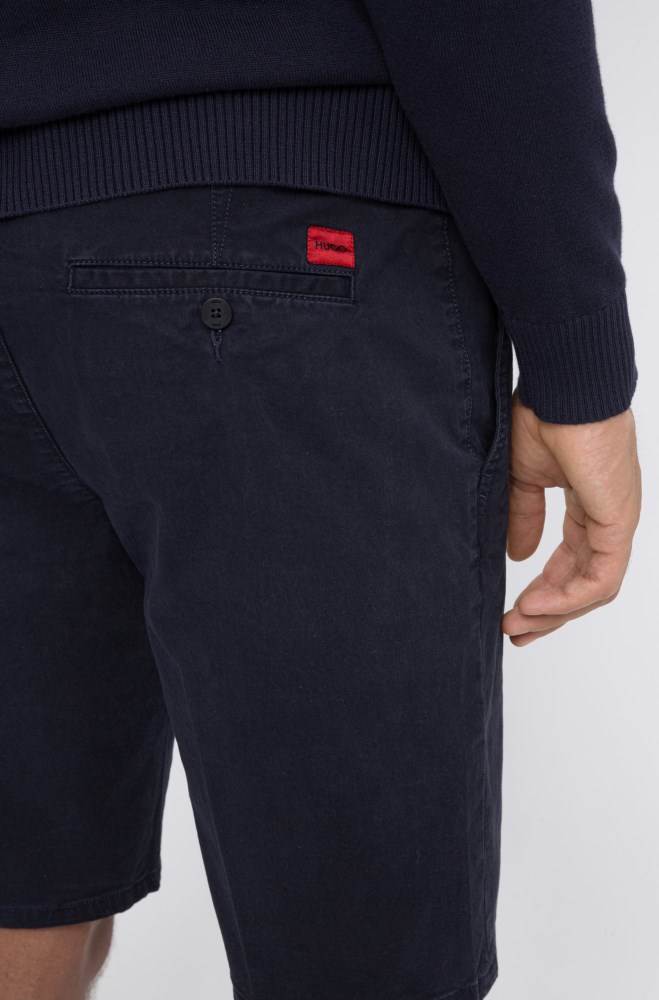 Hugo Boss Slim-fit shorts Mørke Blå | LneBLooh