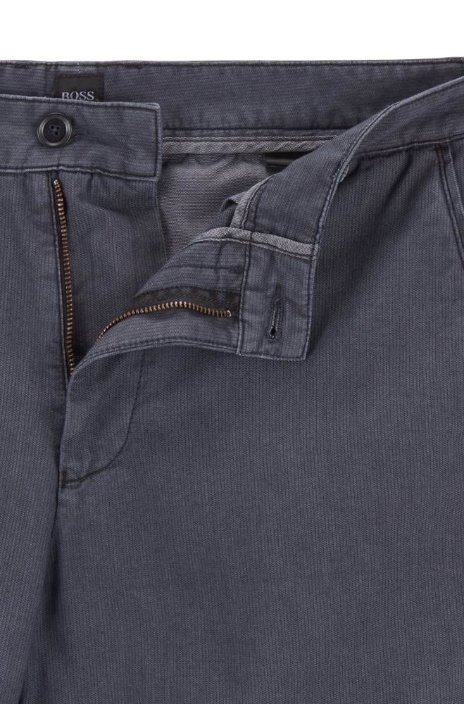 Hugo Boss Slim-fit shorts Mørke Blå | NgKI5RL0