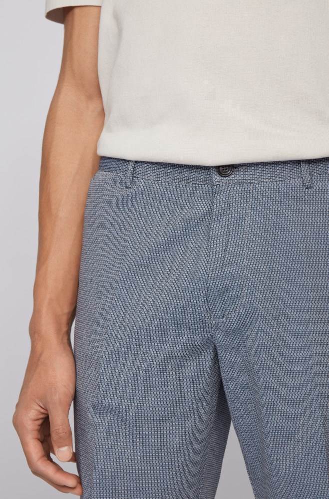 Hugo Boss Slim-fit shorts Mørke Blå | YltkbUg4