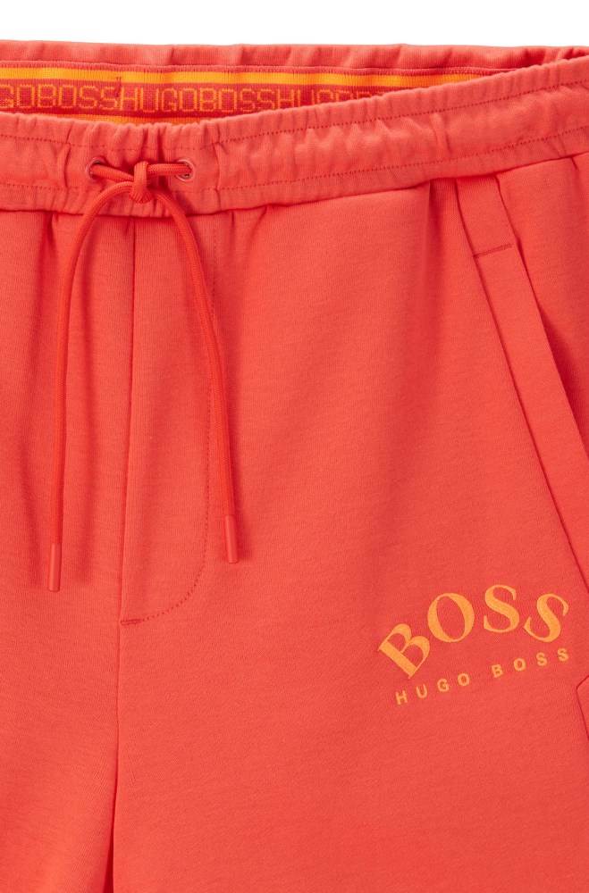 Hugo Boss Slim-fit shorts Rød | 2zppiZLC