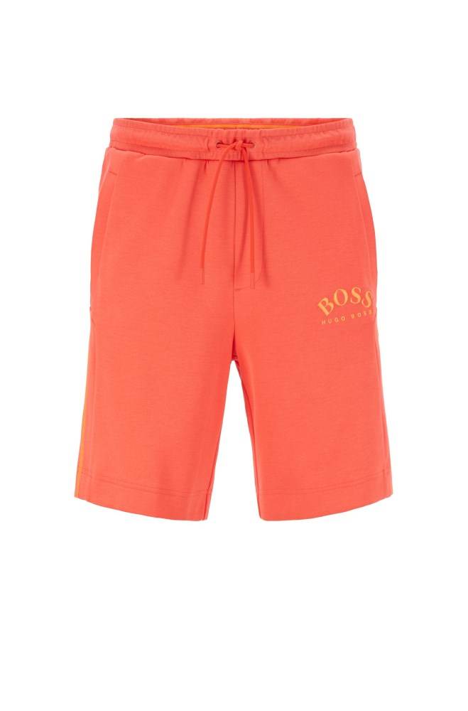 Hugo Boss Slim-fit shorts Rød | 2zppiZLC