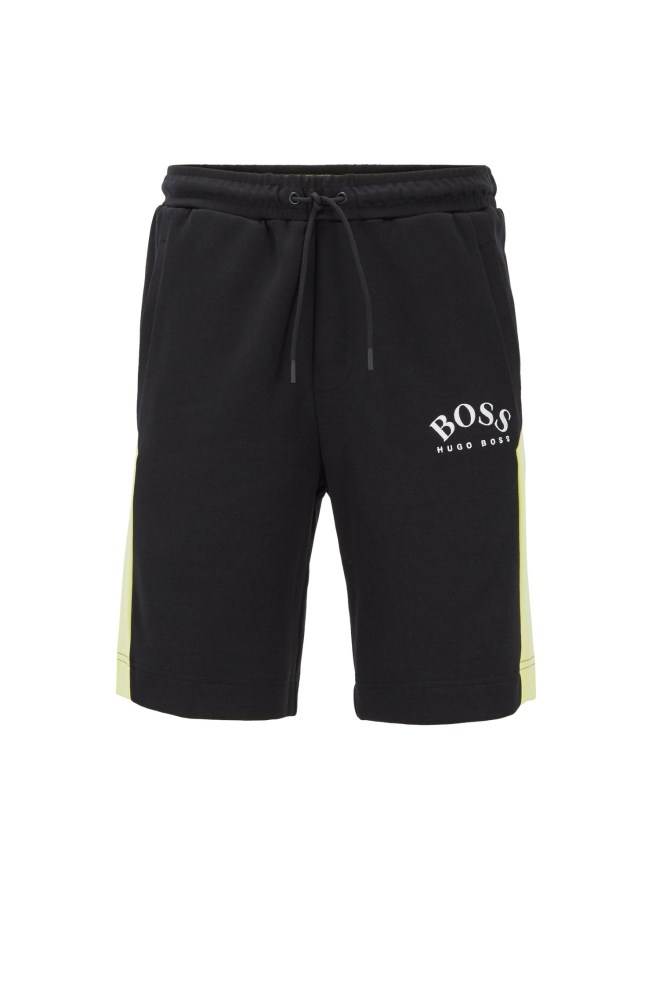 Hugo Boss Slim-fit shorts Svarte | IR2Cq4rL