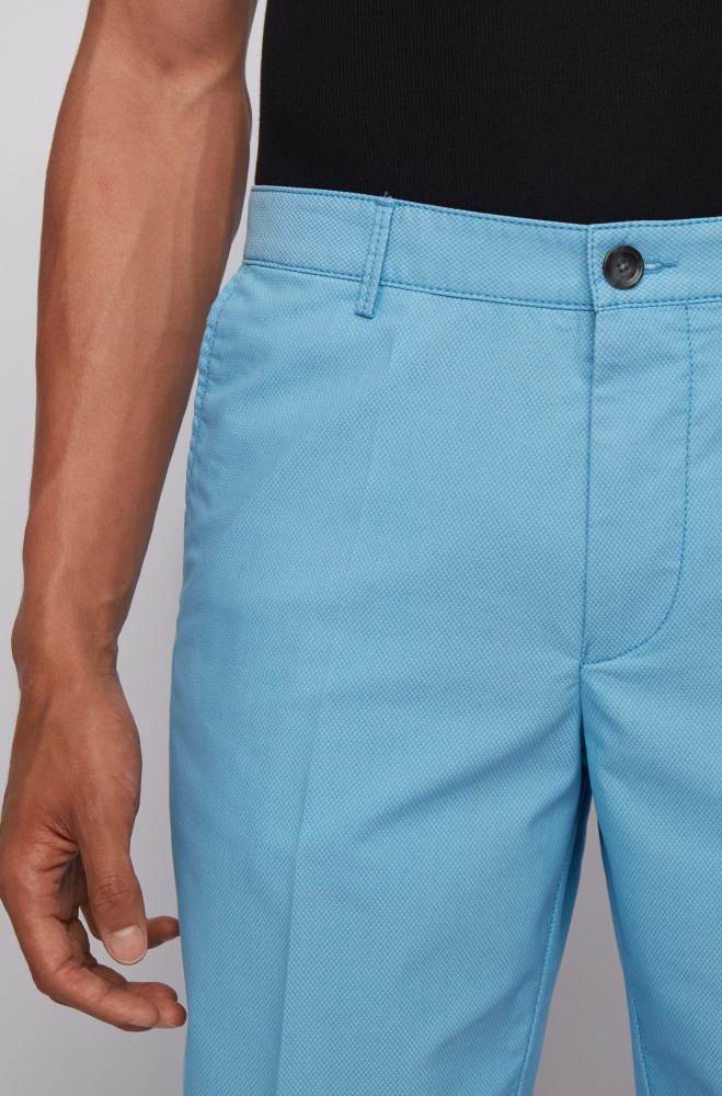 Hugo Boss Slim-fit shorts Turkis | 22WNNk0f