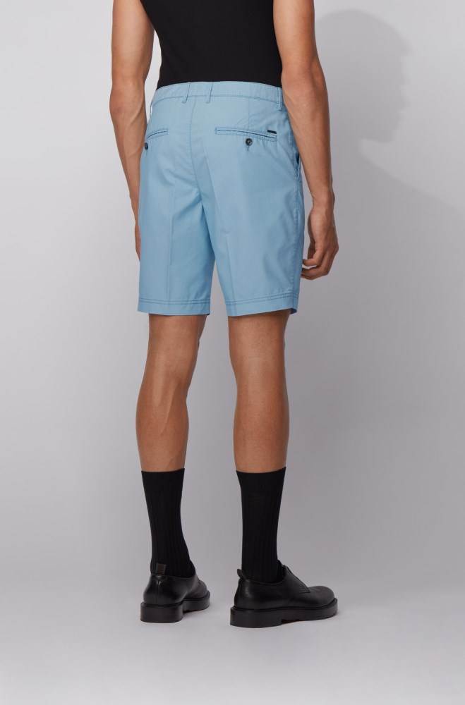 Hugo Boss Slim-fit shorts Turkis | 22WNNk0f