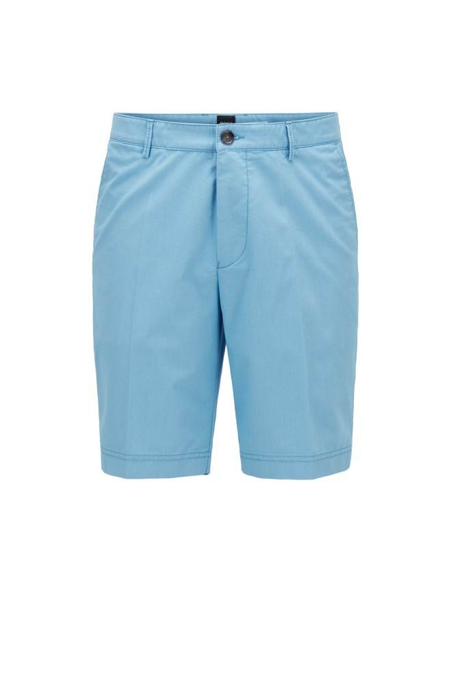 Hugo Boss Slim-fit shorts Turkis | 22WNNk0f