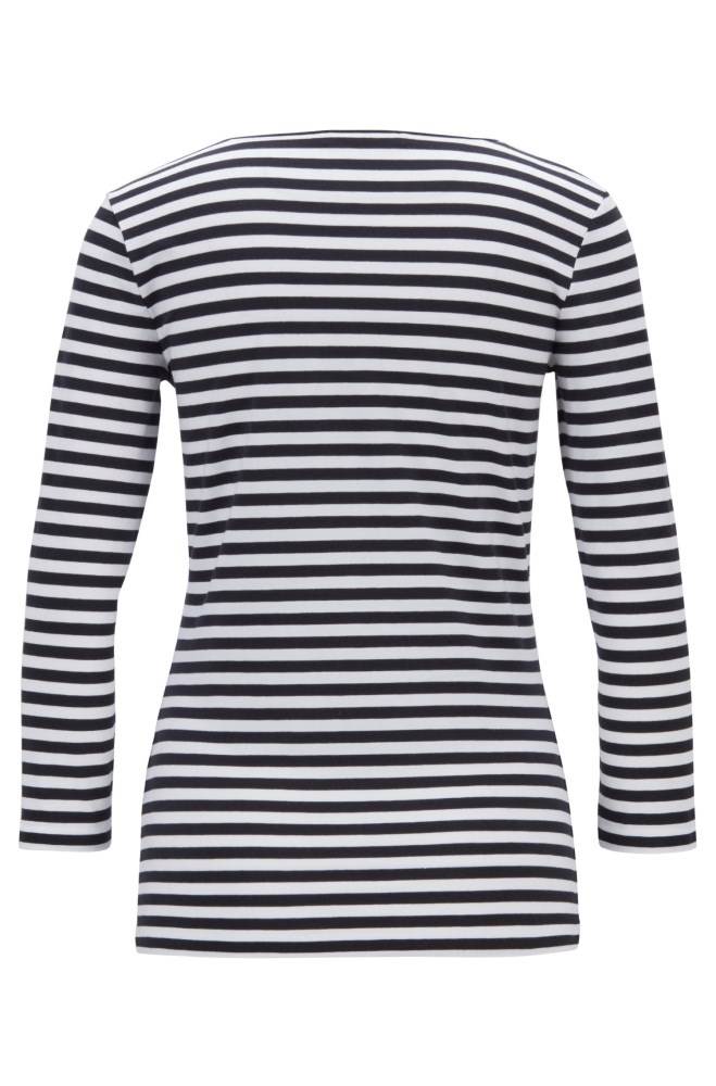 Hugo Boss Slim-fit striped top Patterned | ifctK4y1