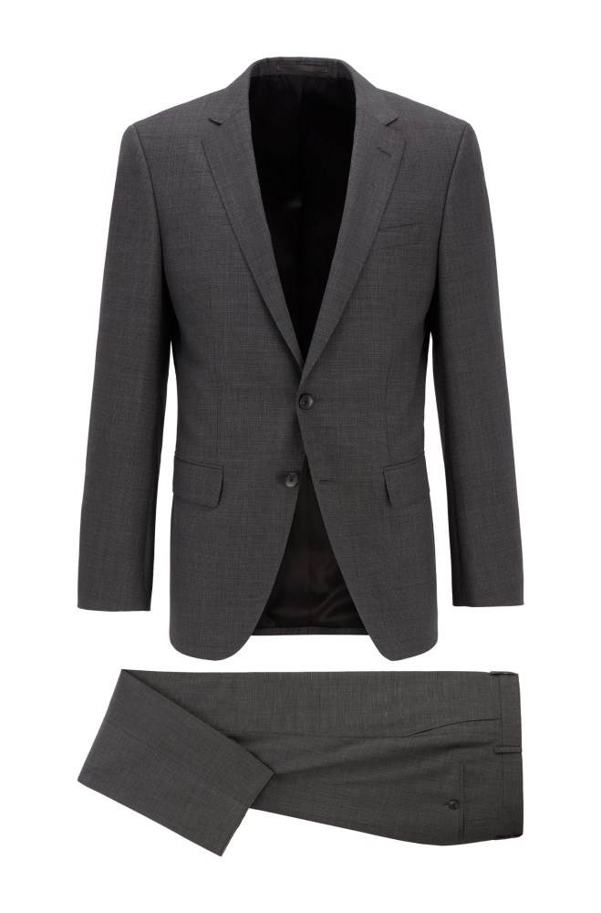 Hugo Boss Slim-fit suit Grå | 2TKlOzuw