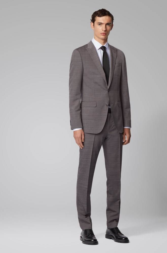 Hugo Boss Slim-fit suit Grå | fFREFjue