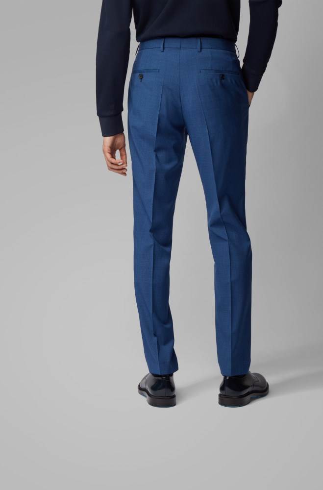 Hugo Boss Slim-fit suit Lyse Blå | GLLOFuot