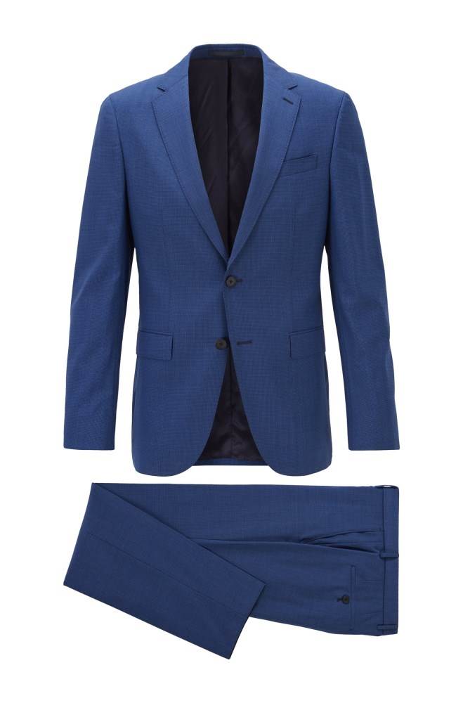 Hugo Boss Slim-fit suit Lyse Blå | GLLOFuot