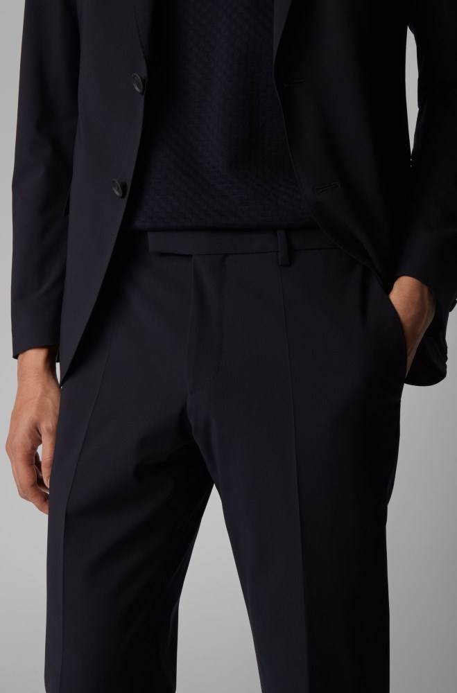 Hugo Boss Slim-fit suit Lyse Blå | XAbzNtXb