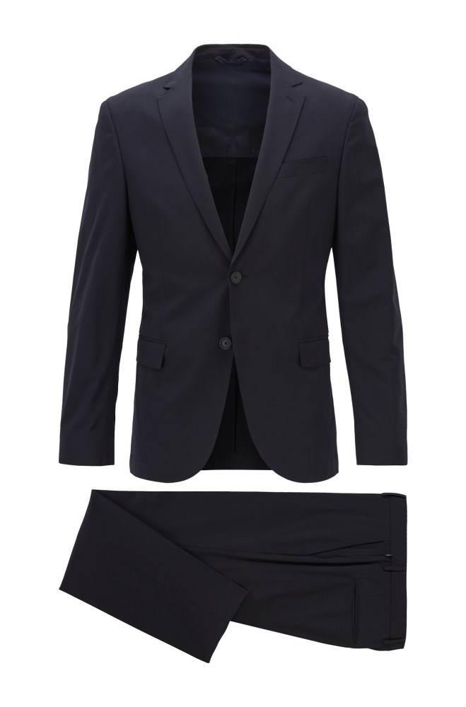 Hugo Boss Slim-fit suit Lyse Blå | XAbzNtXb