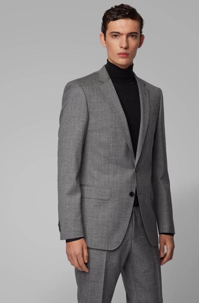 Hugo Boss Slim-fit suit Lyse Grå | 58KgNfrY