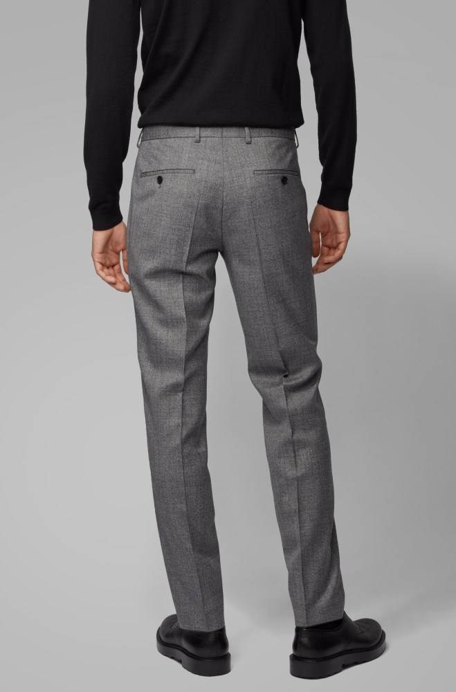 Hugo Boss Slim-fit suit Lyse Grå | 58KgNfrY