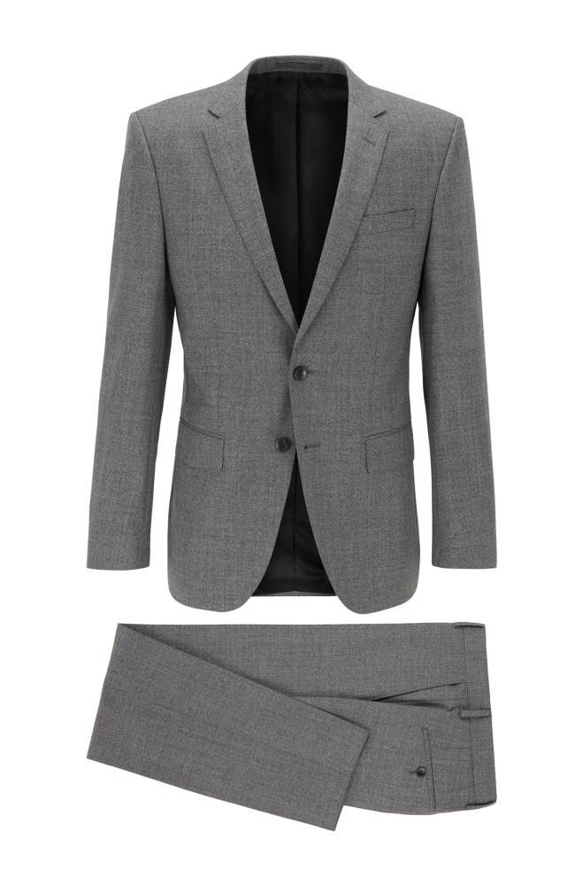 Hugo Boss Slim-fit suit Lyse Grå | 58KgNfrY