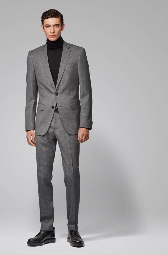 Hugo Boss Slim-fit suit Lyse Grå | 58KgNfrY