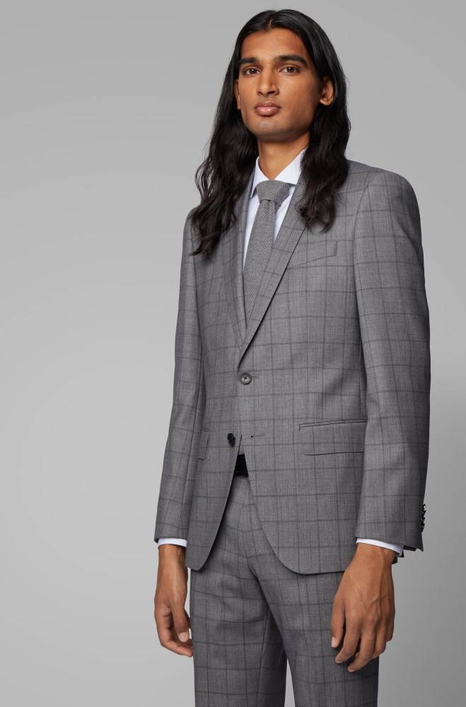 Hugo Boss Slim-fit suit Lyse Grå | EprCc7n0