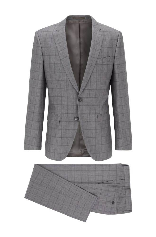 Hugo Boss Slim-fit suit Lyse Grå | EprCc7n0