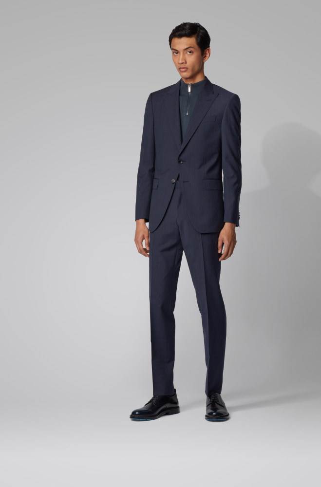 Hugo Boss Slim-fit suit Mørke Blå | S3Drg2n6