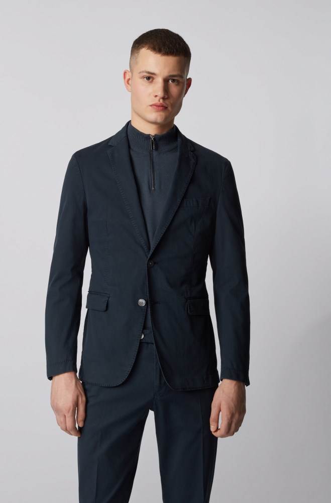 Hugo Boss Slim-fit suit Mørke Blå | fTeQwk8b