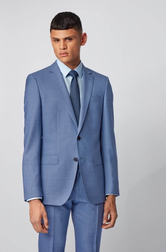 Hugo Boss Slim-fit suit Turkis | jkzBsohj