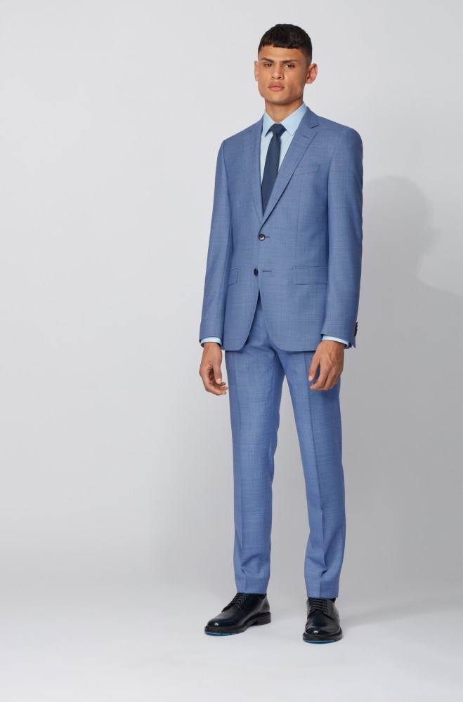 Hugo Boss Slim-fit suit Turkis | jkzBsohj